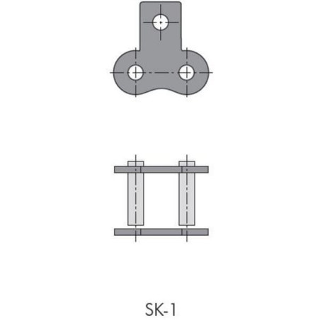 Zamek łańcucha z klipsem SK-1