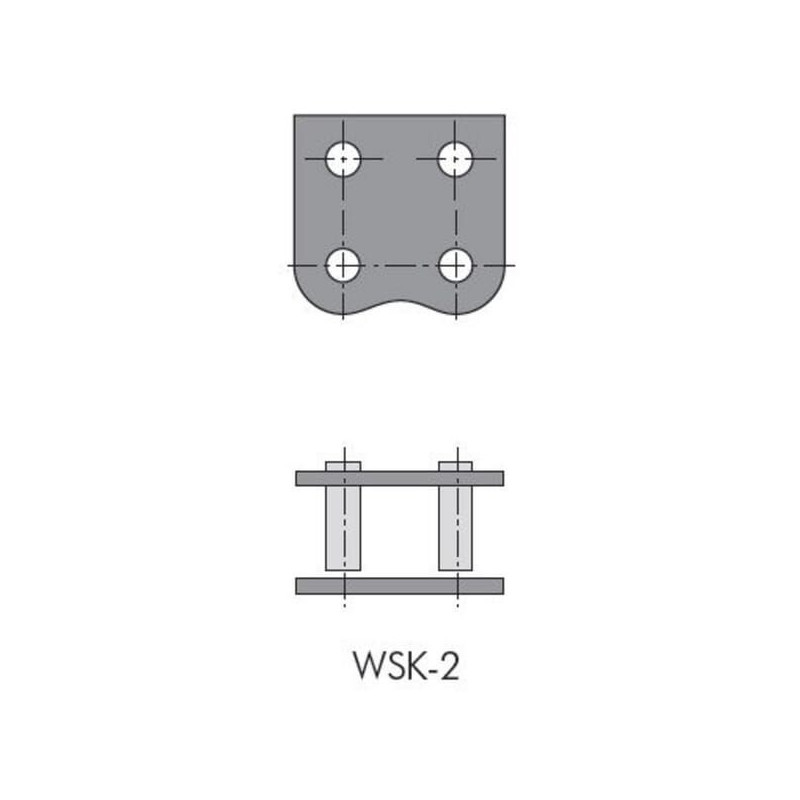 Zamek łańcucha z klipsem WSK-2