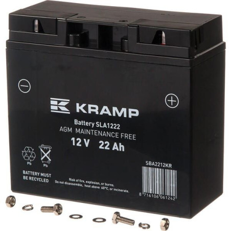 Akumulator 12V 22Ah 160A Kramp