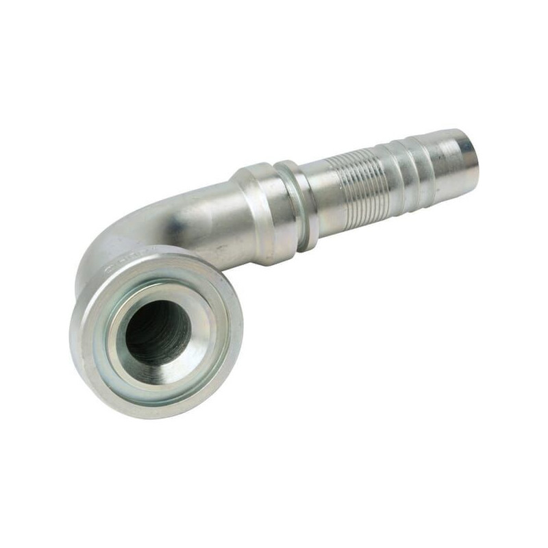 Końcówka węża SFS-NS z kołnierzem 90° 6000, DN25 47.6 mm