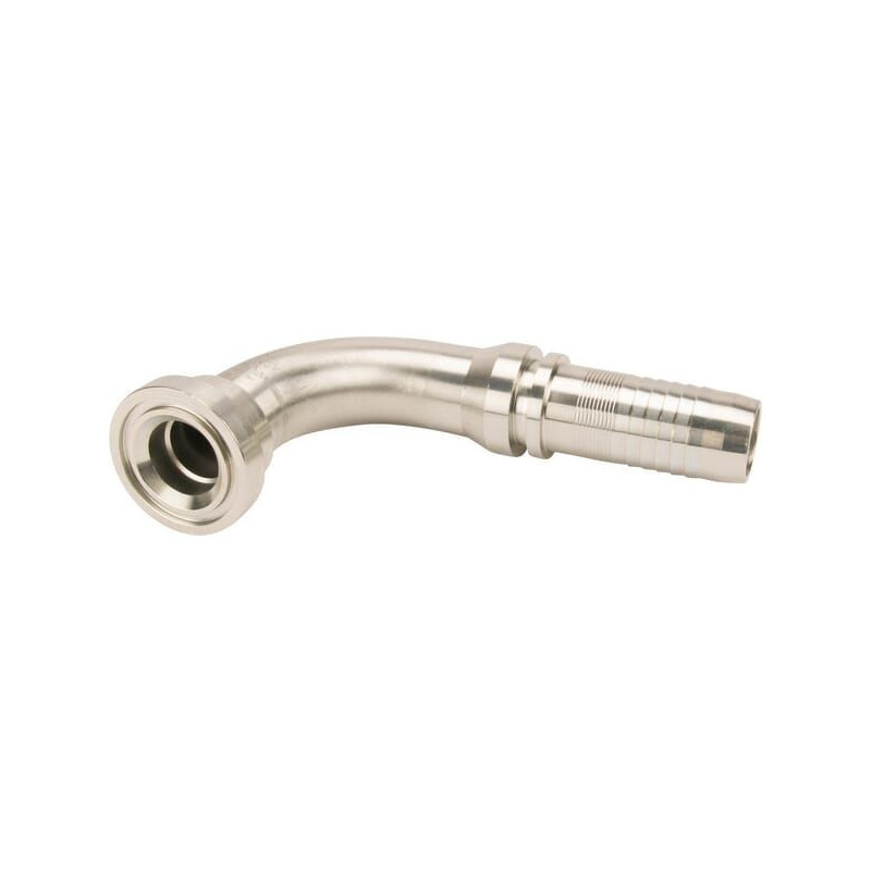 Końcówka węża SFS-NS z kołnierzem 90° 6000, DN40 63.5 mm