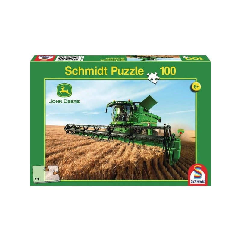 Puzzle kombajn zboż.John Deere