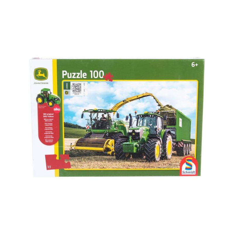 Puzzle JD 6195M + kombajn 85001