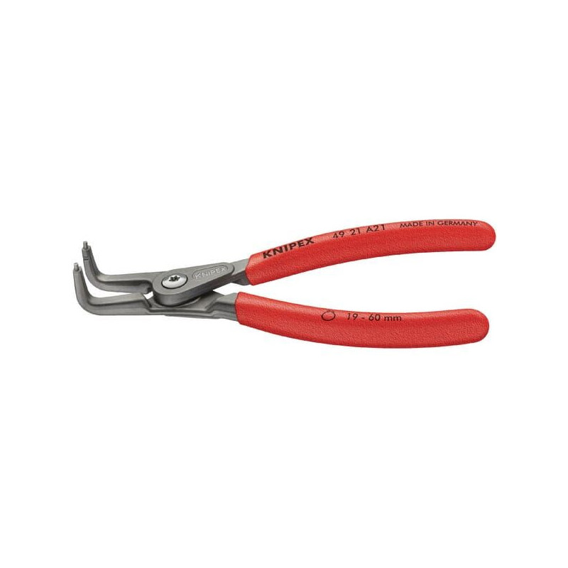 Szczypce do pierścieni zewnętrzne wygięte Knipex, 85-140 mm