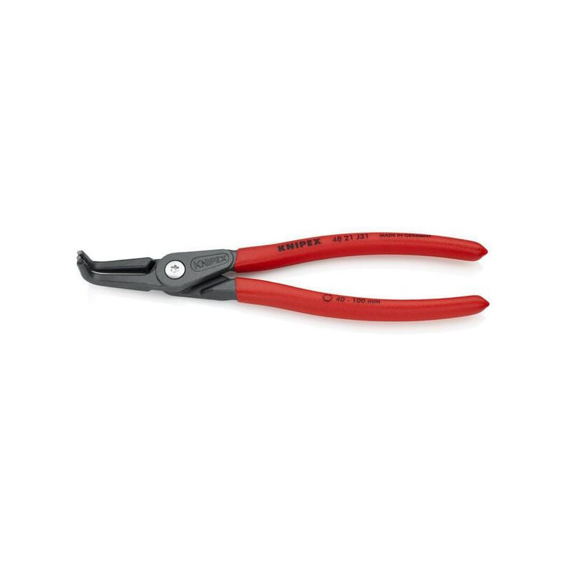 Szczypce do pierścieni wewnętrzne wygięte Knipex, 40-100 mm