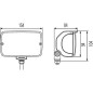 Lampa robocza prostokątna H3 Picador Hella