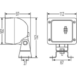 Lampa robocza kwadratowa H3, Ultra Beam