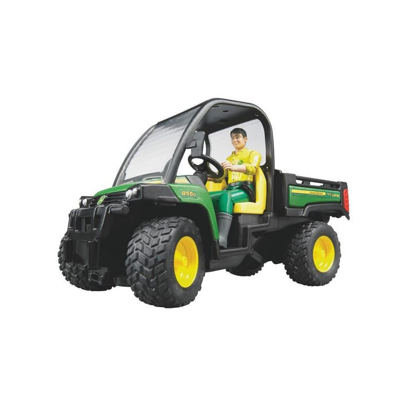 Bruder Zabawka John Deere Gator 855D z kierowcą U02490