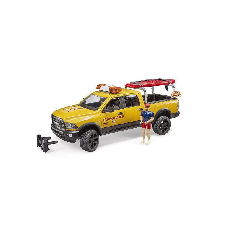 Bruder Samochód RAM 2500 Power Wagon Life Guard z ratownikiem i akcesoriami U02506