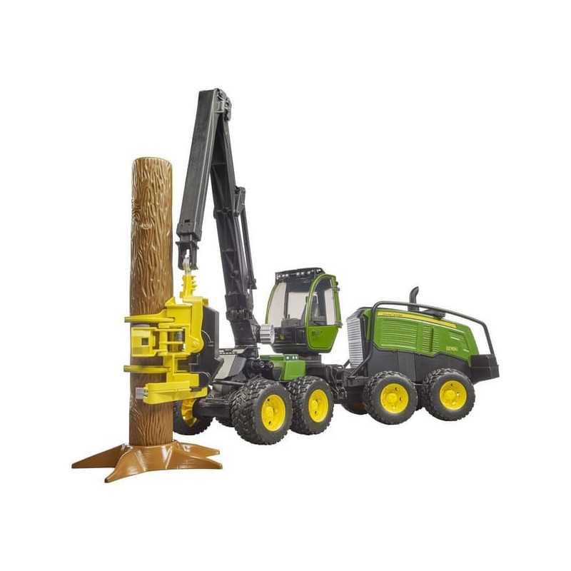 Bruder Kombajn zrębowy John Deere 1270G z drzewem U02135