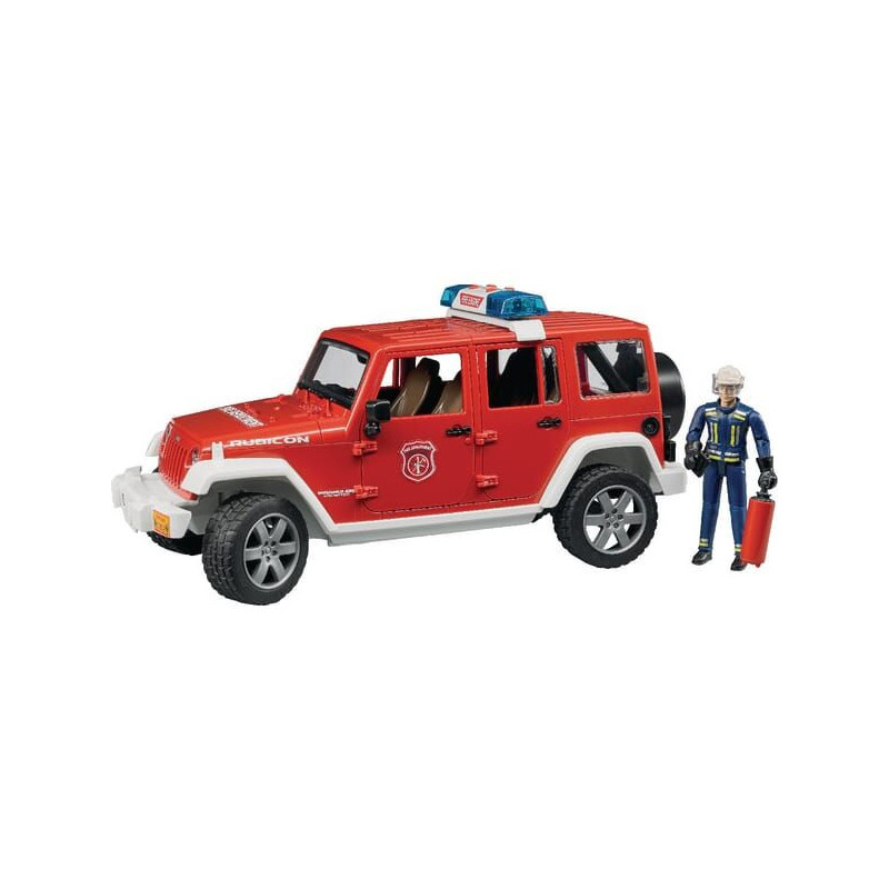 Bruder Samochód strażacki Jeep Wrangler z figurkami U02528