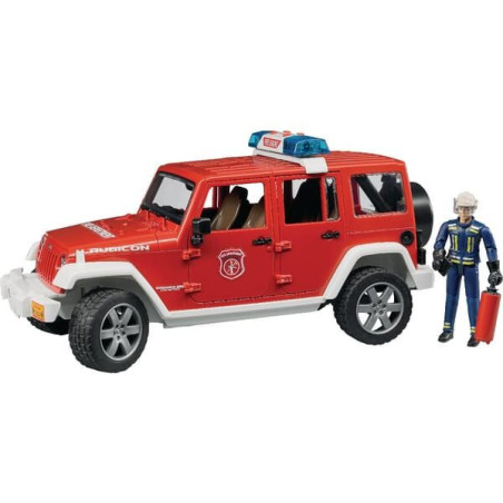 Bruder Samochód strażacki Jeep Wrangler z figurkami U02528