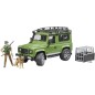 Bruder Land Rover Defender ze strażnikiem leśnym i psem U02587