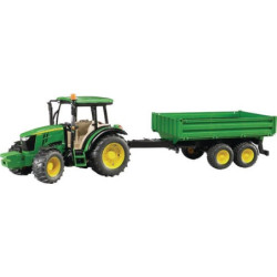 Bruder Ciągnik John Deere 5115M z przyczepą U02108