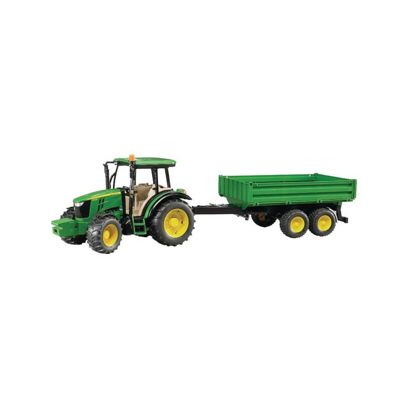 Bruder Ciągnik John Deere 5115M z przyczepą U02108