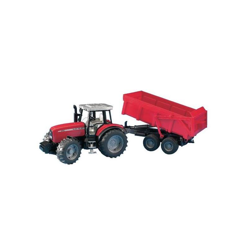 Bruder Ciągnik Massey Ferguson 7480 z przyczepą U02045