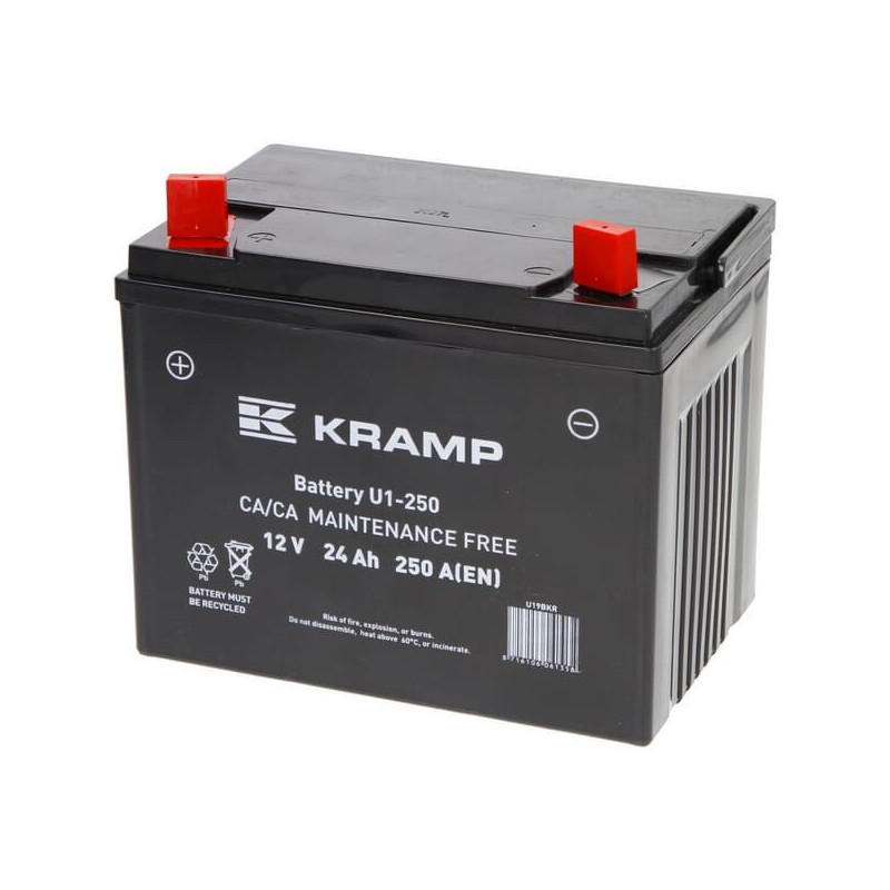 Akumulator 12V 24Ah 250A zamknięty Kramp