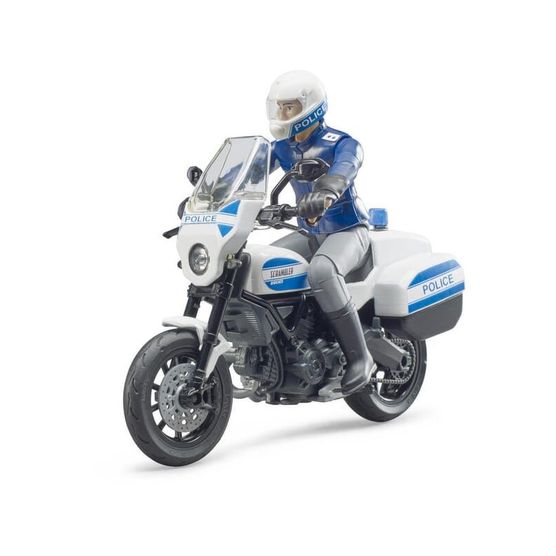 Bruder Motocykl policyjny Scrambler Ducati z figurką policjanta  U62731