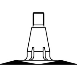 "Dętka do obręczy Ø 14.5"" 200/60-14.5, zawór prosty TR15 Kramp"