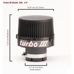 "Filtr powietrza wstępny turbo® 3, typ 200-4-1/2"""