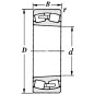 Łożysko baryłkowe samonastawne 55x120x29mm INA/FAG