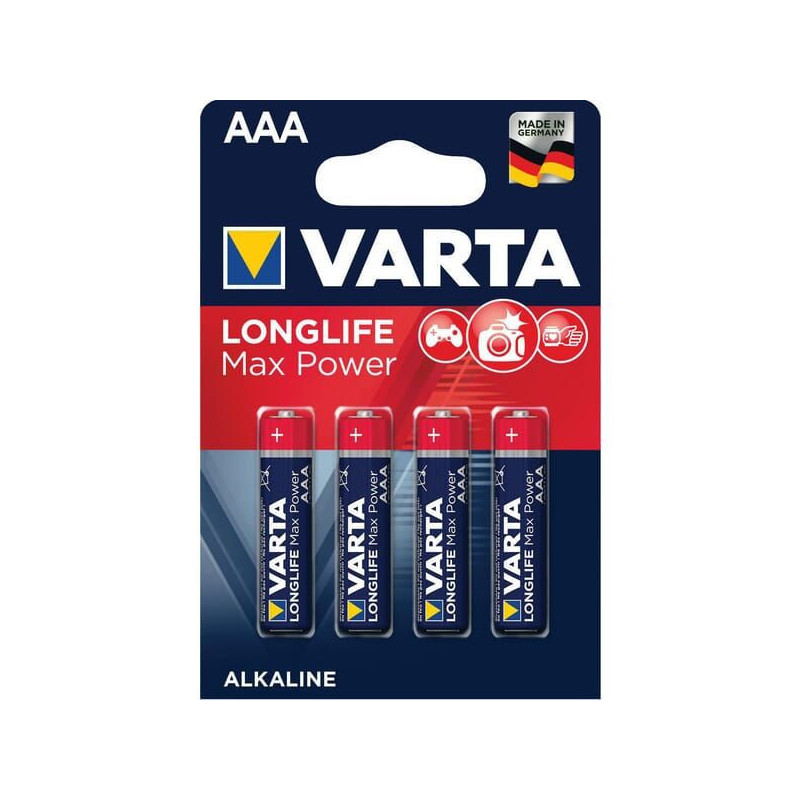 Bateria alkaliczno-manganowa AAA/LR03 1.5V Varta 4 szt.