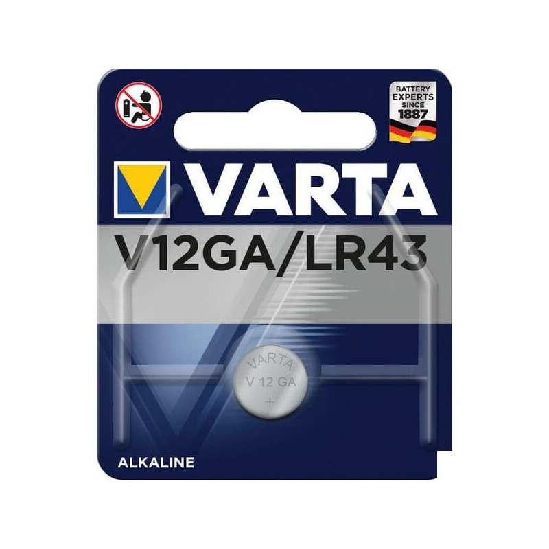 Bateria alkaliczno-manganowa V12GA/LR43 1.5V Varta