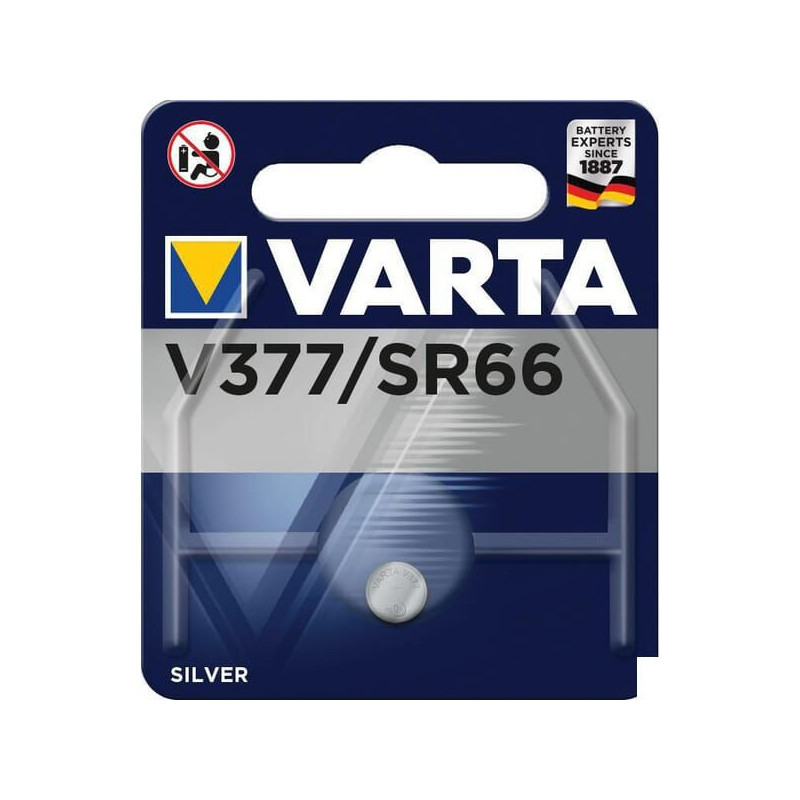 Bateria srebrowa pastylkowa V377/SR66 1.55V Varta