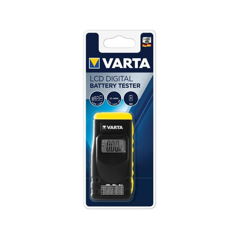 Tester baterii z ekranem LCD Varta