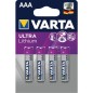 Bateria litowa AAA/LR03 1.5V 4 szt.