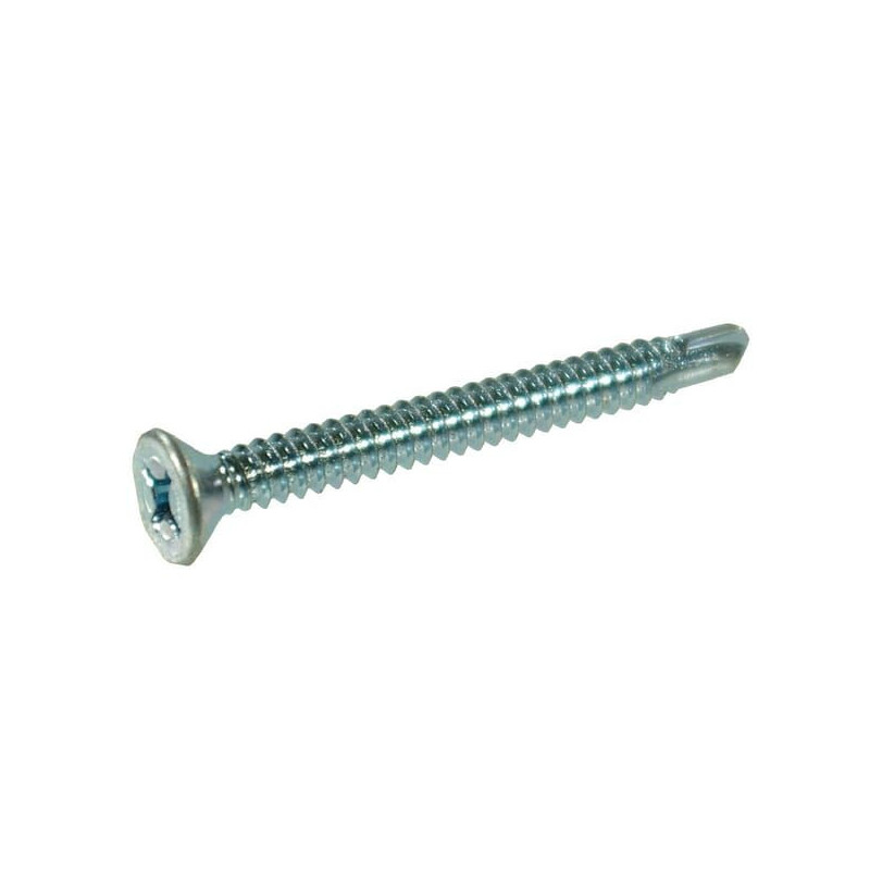 Wkręt samowiercący 4.2x19 mm PH2 z łbem stożkowym, stal, DIN7504 Kramp