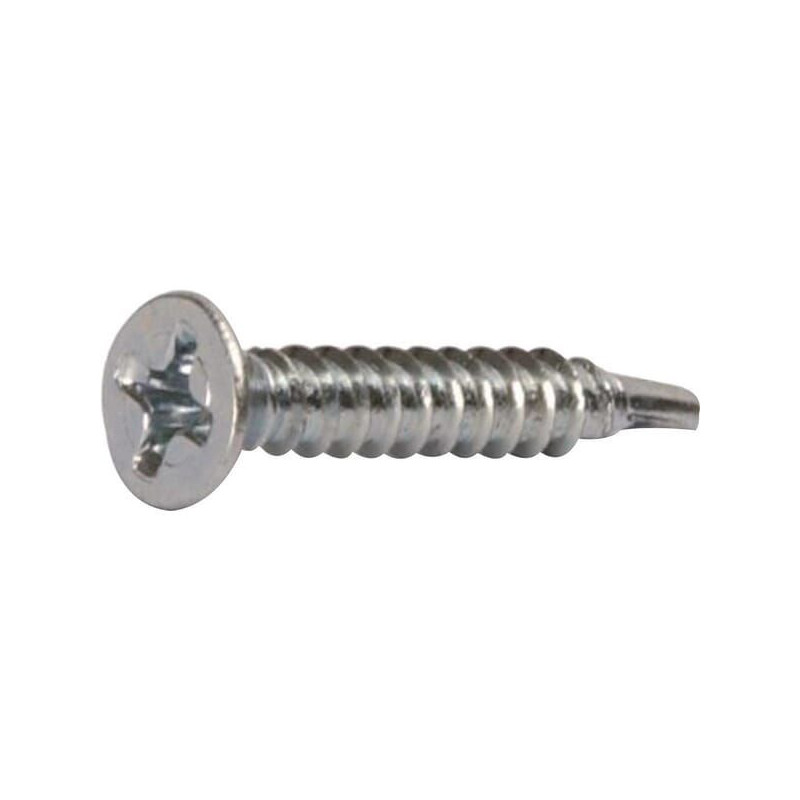 Wkręt samowiercący 3.5x16 mm PH2 z łbem stożkowym, stal, DIN7504 Kramp