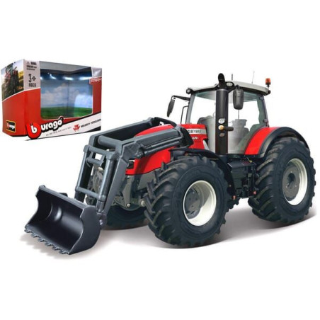 Ciągnik Massey Ferguson 8700 z ładowaczem czołowym