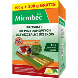 Aktywator do przydomowych oczyszczalni ścieków Microbec Bio, 900g + 300g gratis