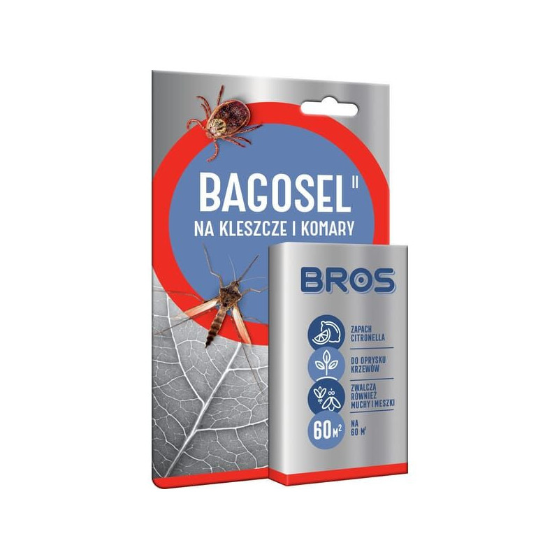 Bagosel 100EC preparat do oprysku ogrodu przeciw komarom, 30ml