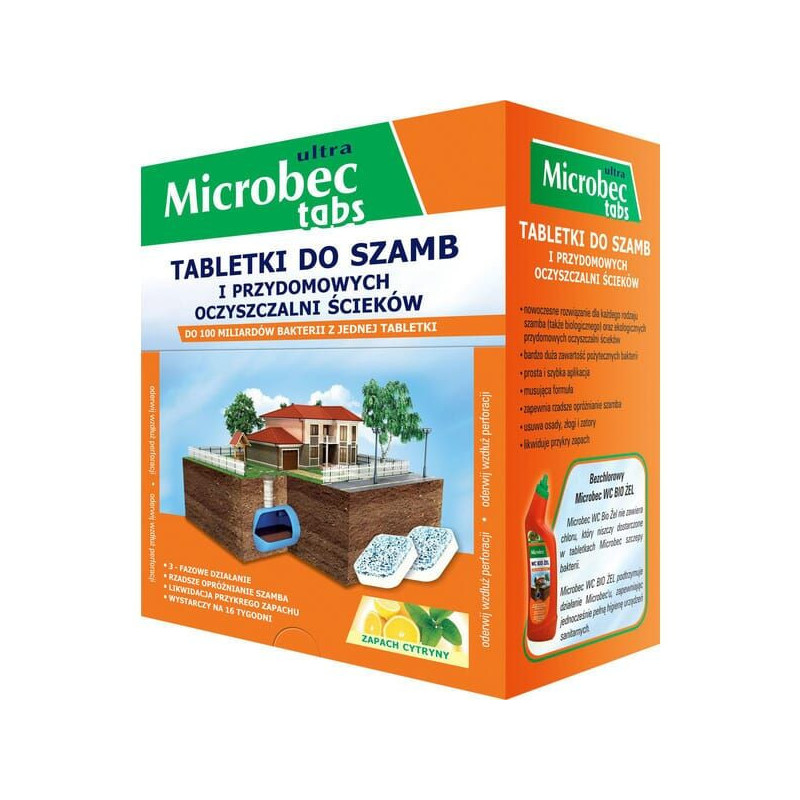 Microbec ULTRA tabletka do szamb, 35g