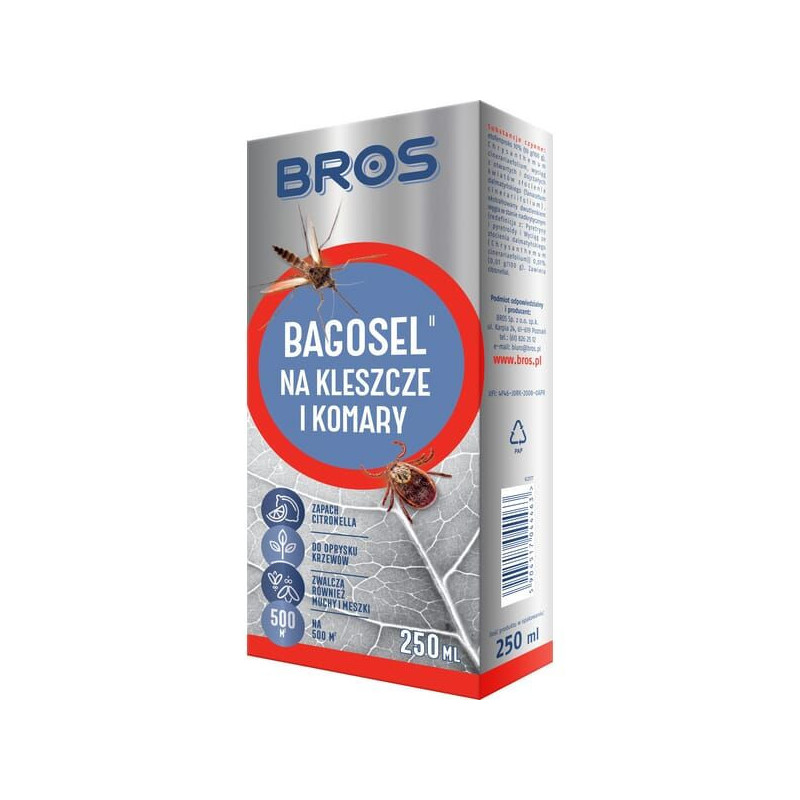 Bagosel 100EC preparat do oprysku ogrodu przeciw komarom, 250ml