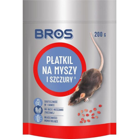 Płatkil - płatki na myszy i szczury, 1kg - 5 x doypack 200g