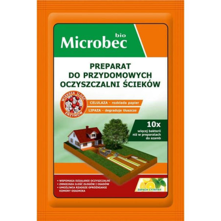 Aktywator do przydomowych oczyszczalni ścieków Microbec Bio, 35g