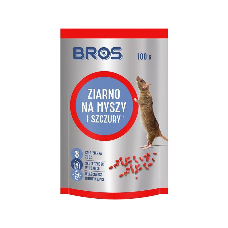 Ziarno na myszy i szczury, 100g - doypack