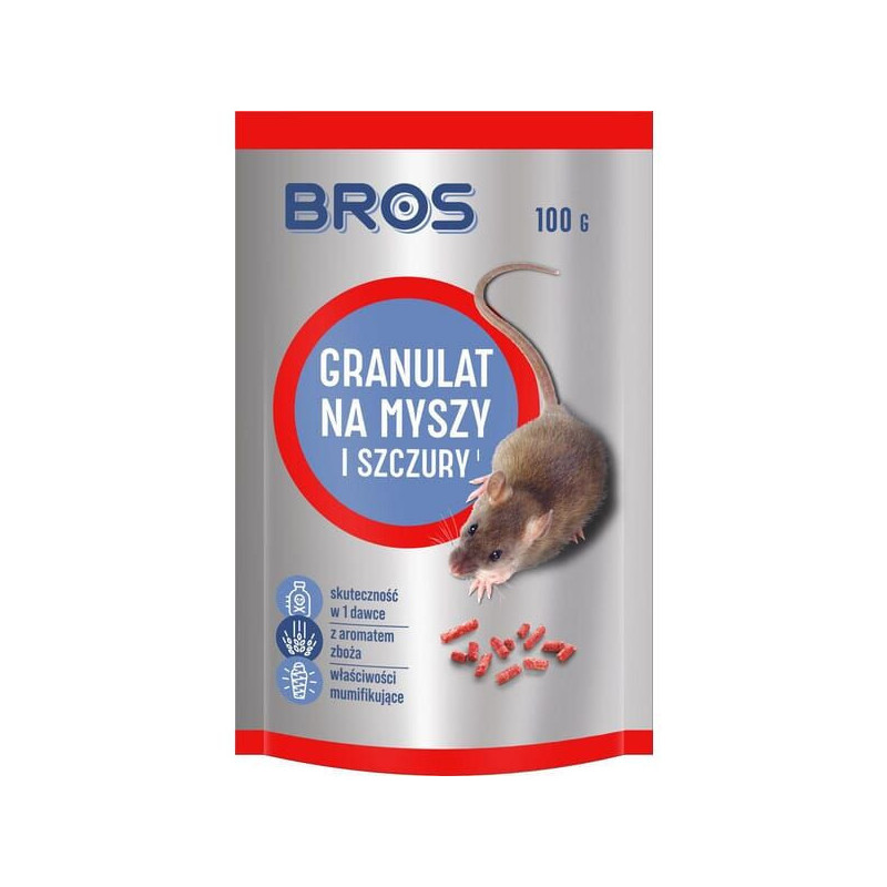 Granulat na myszy i szczury, 100g - doypack