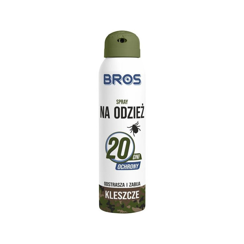 Spray na odzież, odstrasza i zabija kleszcze, 90ml