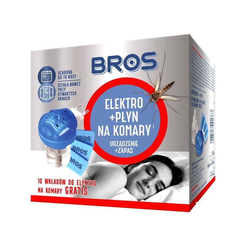 Elektro + płyn na komary, 60 nocy