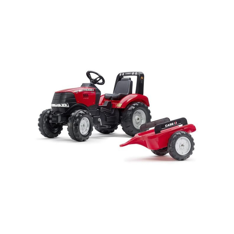 Traktor Case IH z przyczepą