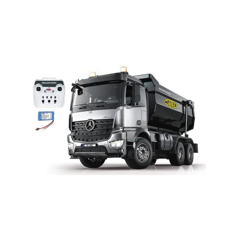 Ciężarówka wywrotka Mercedes Benz Arocs 1:20 Metal Meiller 2.4 GHz