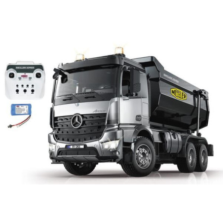 Ciężarówka wywrotka Mercedes Benz Arocs 1:20 Metal Meiller 2.4 GHz