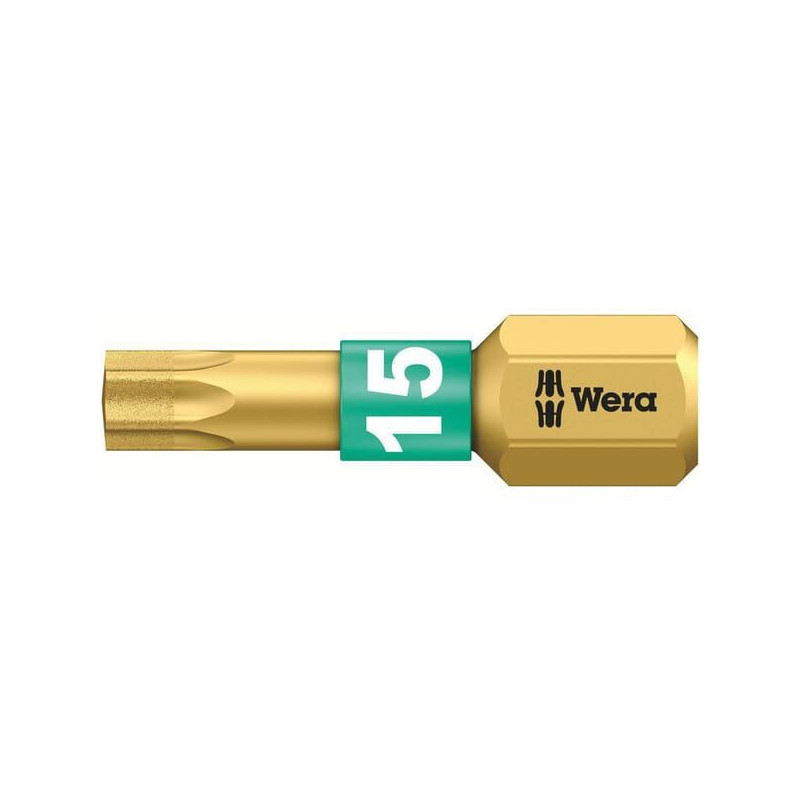 "Bit Premium 1/4"" Torx Wera, T15x25"