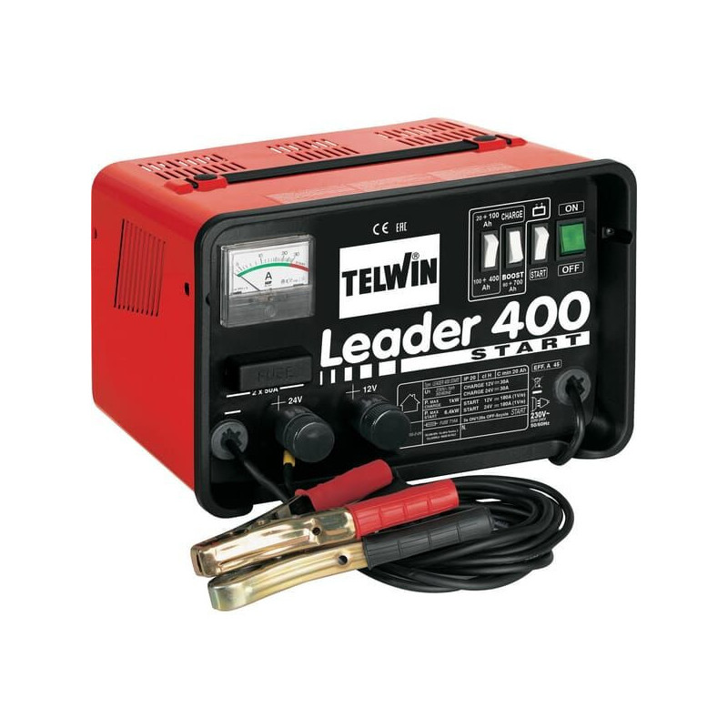 Prostownik Leader Telwin, 400 12/24V 30A