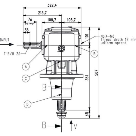 Przekładnia LF-227 J 1:1.83