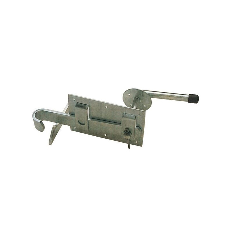 Gate latch zinc